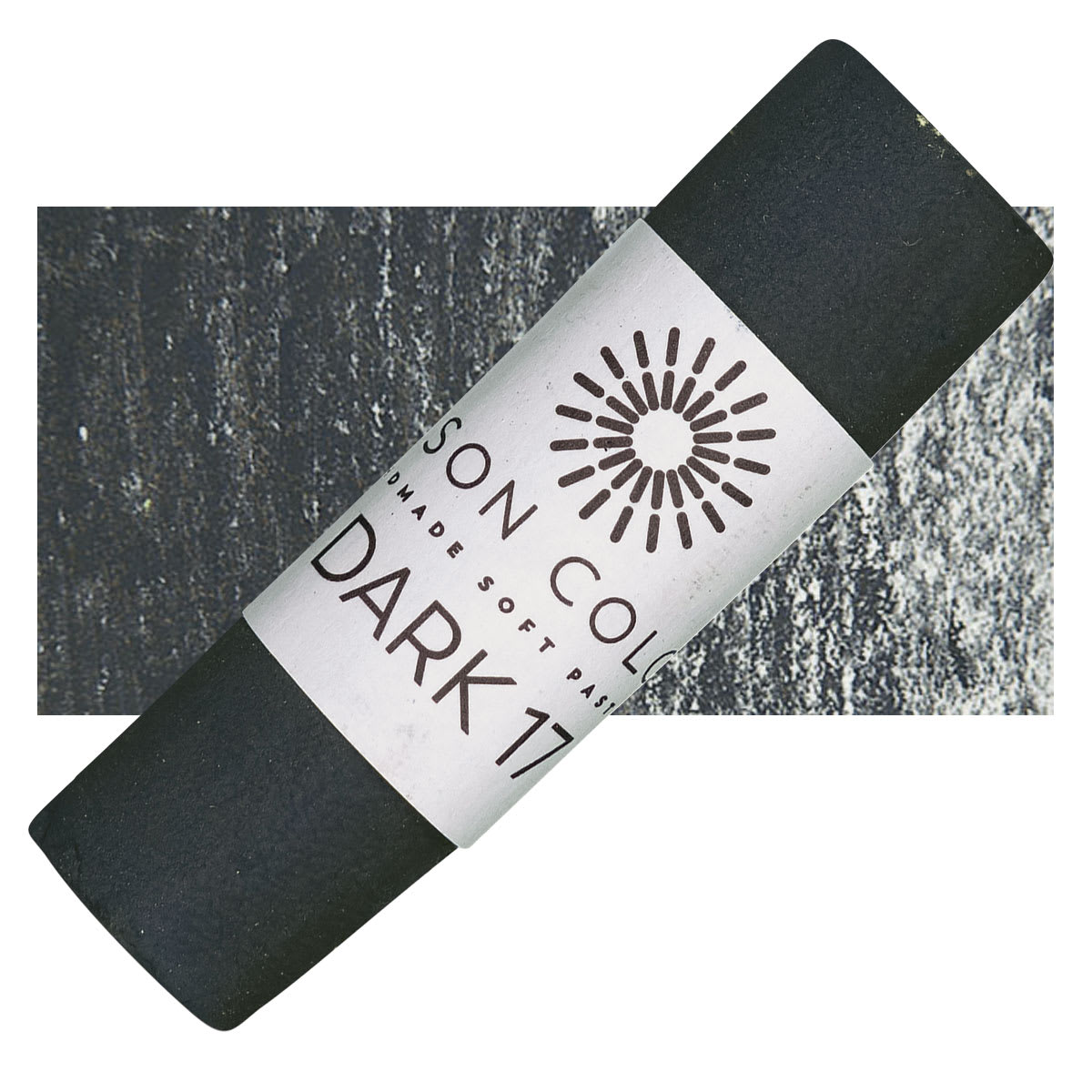 Unison Handmade Pastel - Dark 17 pastel and swatch