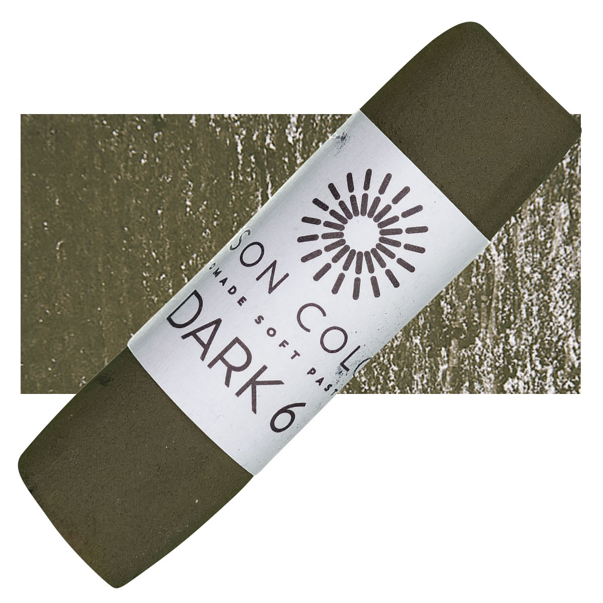 Unison Handmade Pastel - Dark 6 pastel and swatch