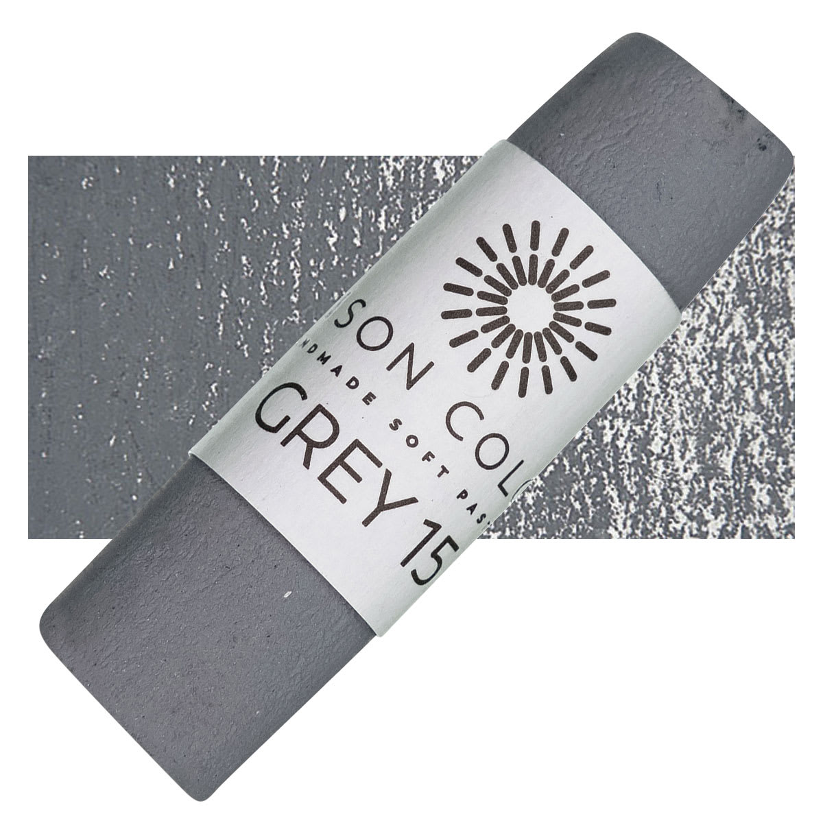 Unison Handmade Pastel - Gray 15 pastel and swatch