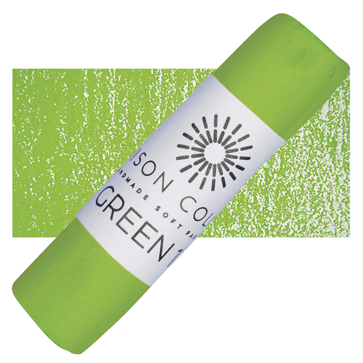 Unison Handmade Pastel - Green 11 pastel and swatch
