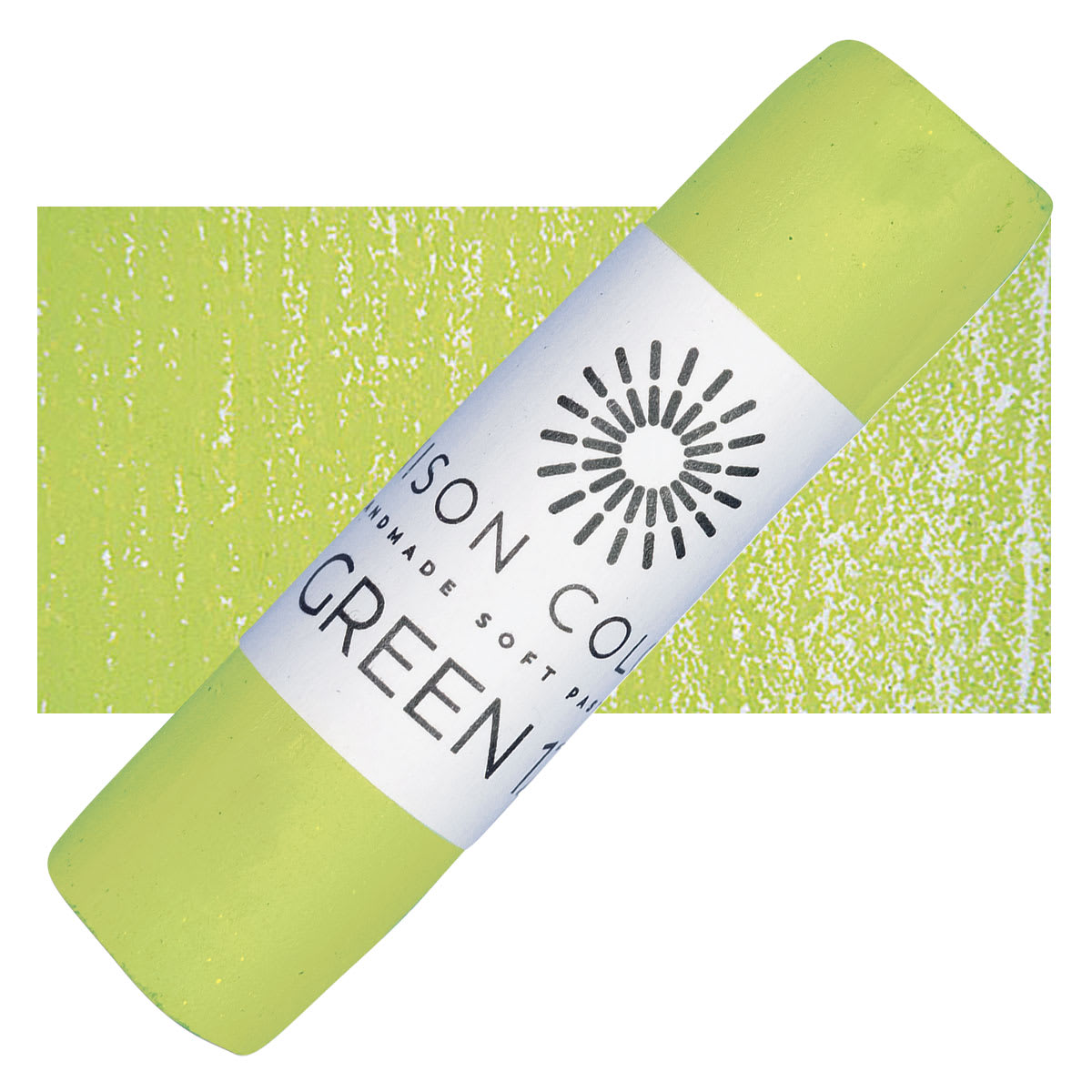 Unison Handmade Pastel - Green 12 pastel and swatch