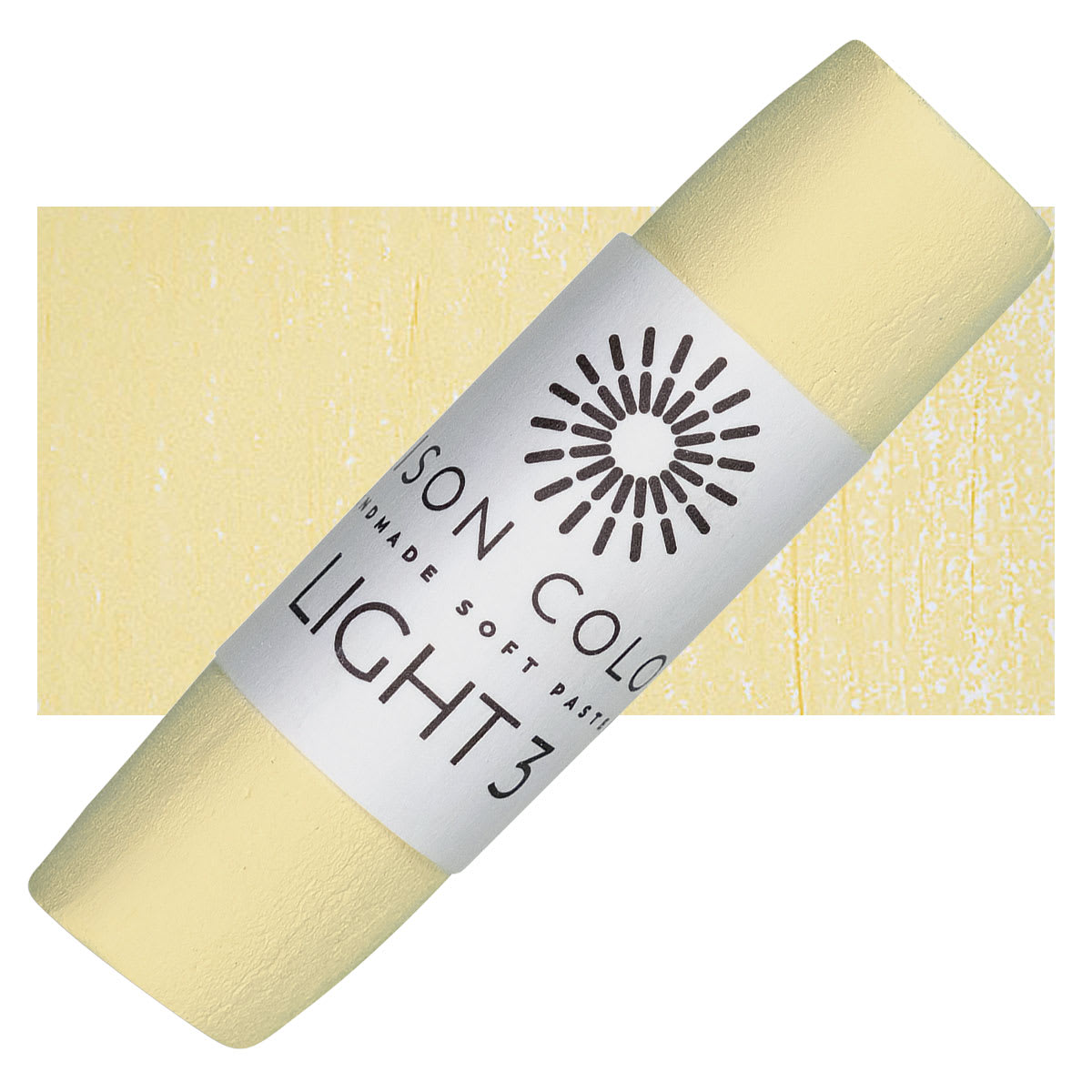 Unison Handmade Pastel - Light 3 pastel and swatch