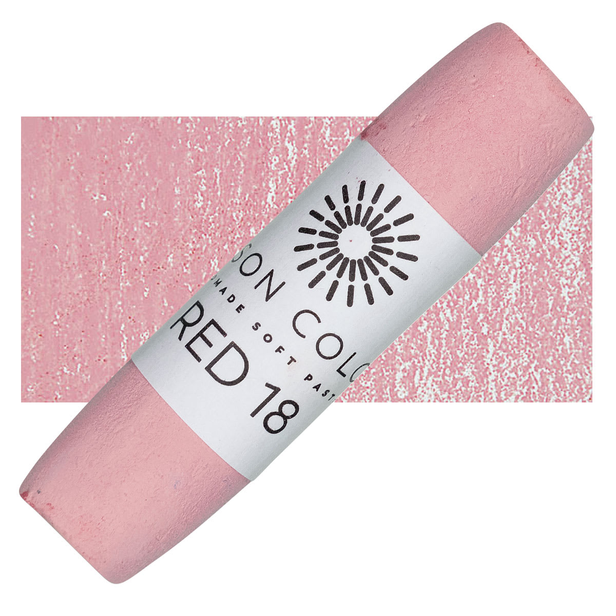 Unison Handmade Pastel - Red 18 pastel and swatch