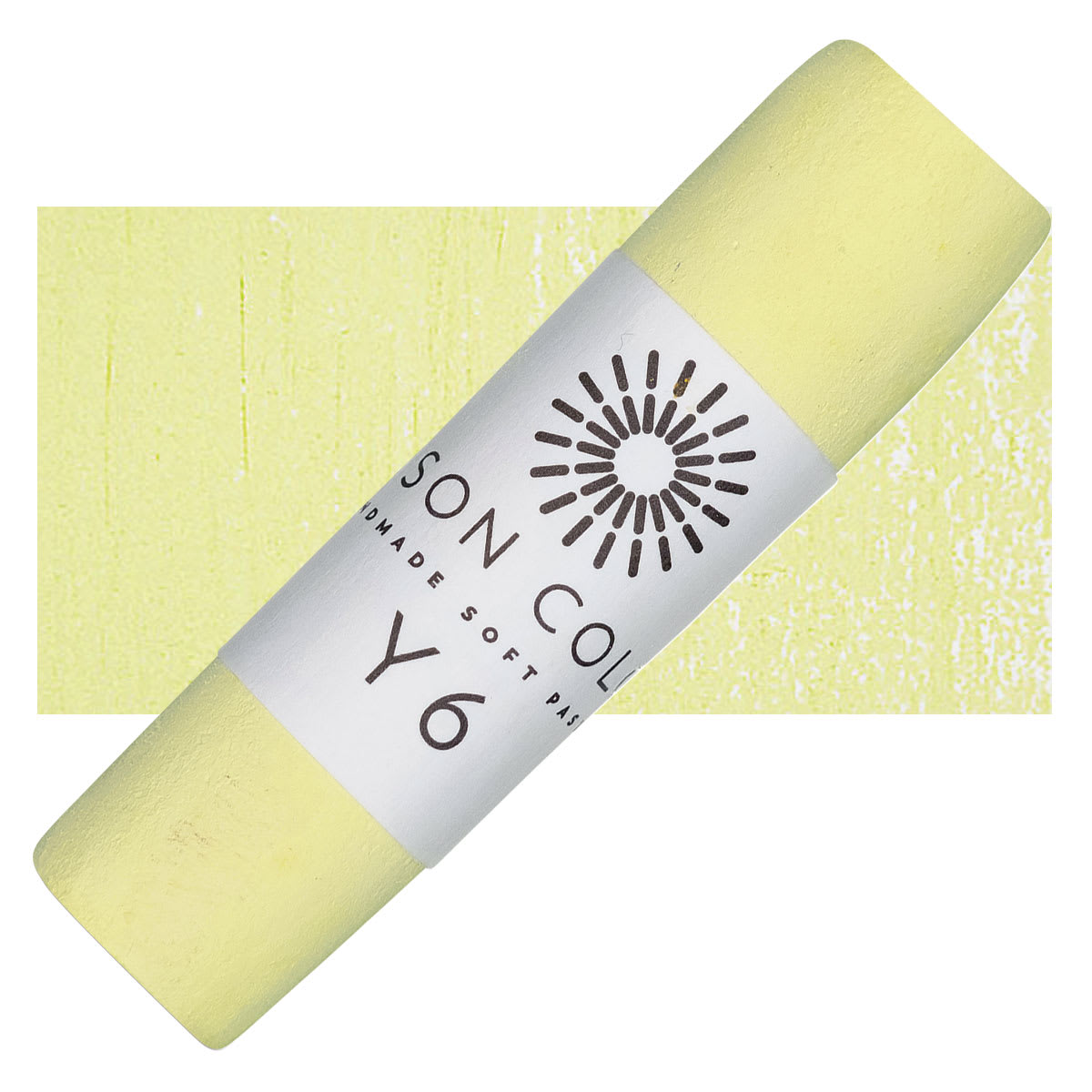 Unison Handmade Pastel - Yellow 6 pastel and swatch