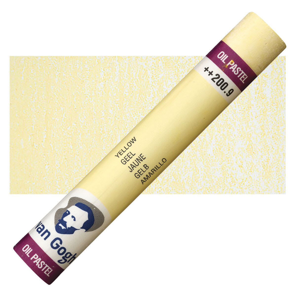 Van Gogh Oil Pastel - Yellow 200.9 oil pastel and swatch