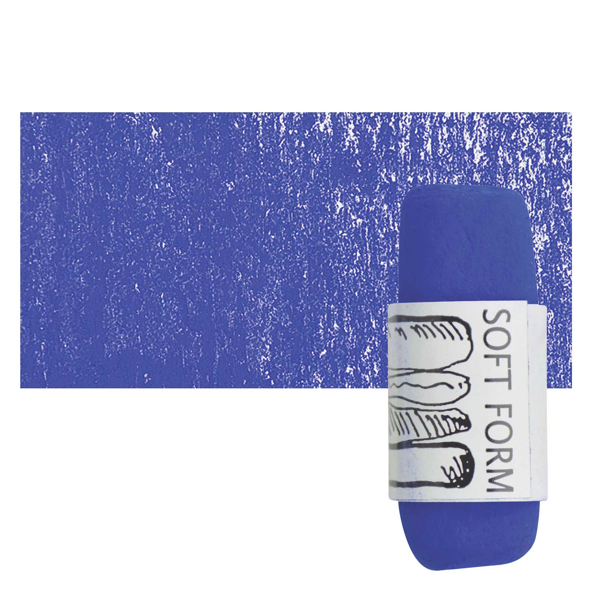 Townsend Artists' Soft Form Pastel - Purple 043 pastel and swatch