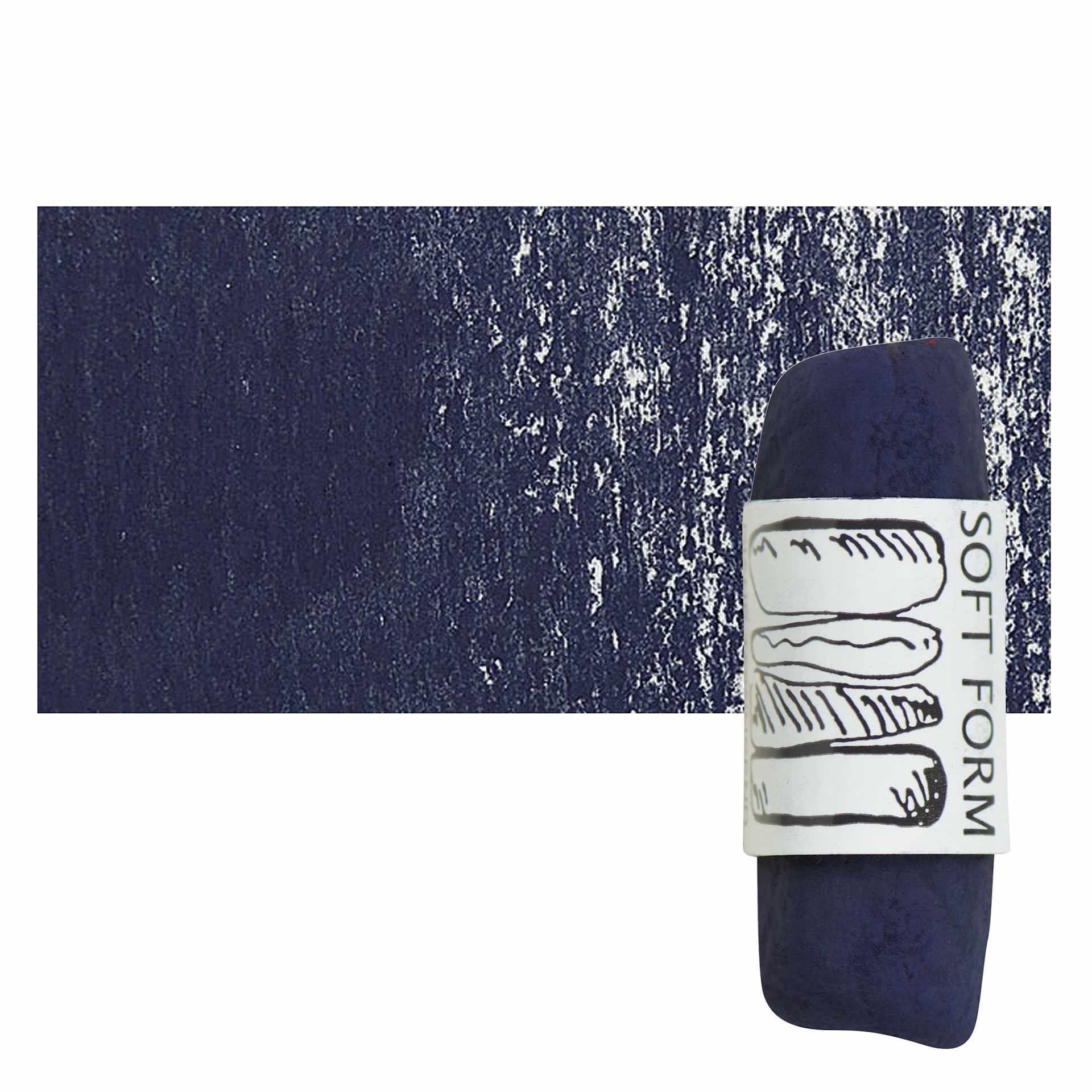Townsend Artists' Soft Form Pastel - Dark Violet (Dark) pastel and swatch