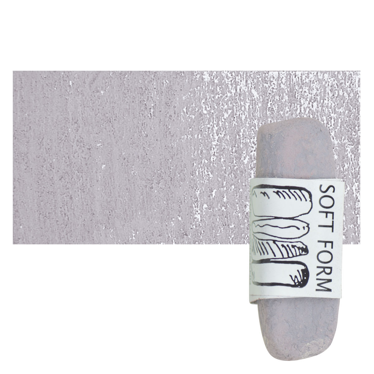 Townsend Artists' Soft Form Pastel - Dark Mauve (Dark) pastel and swatch