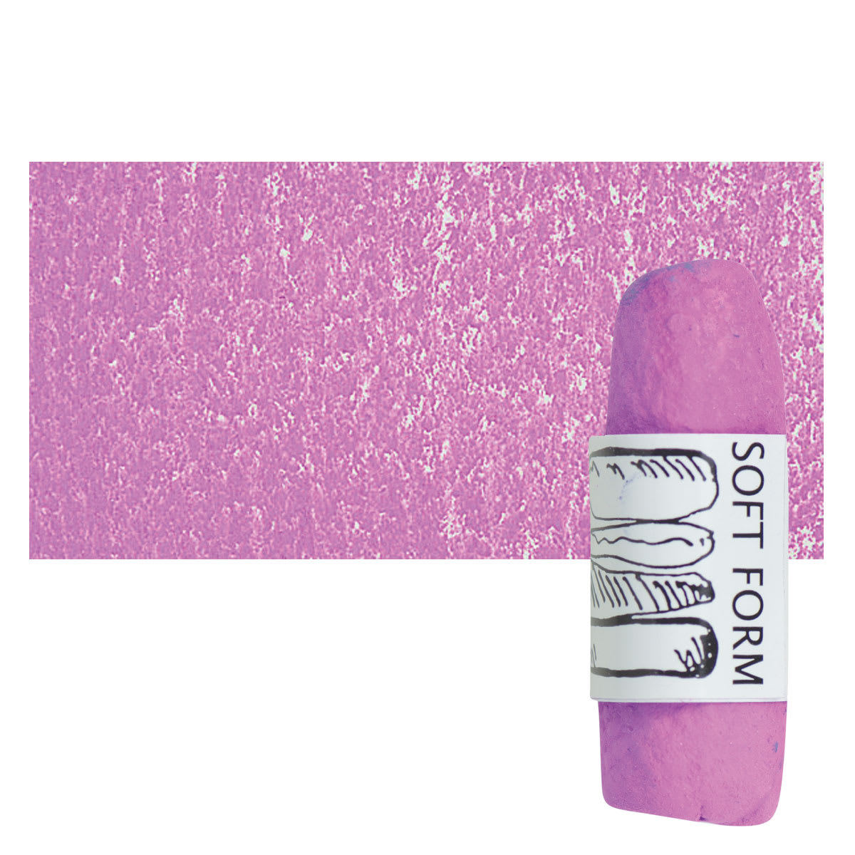 Townsend Artists' Soft Form Pastel - Fluorescent Violet Blue 805 and swatch