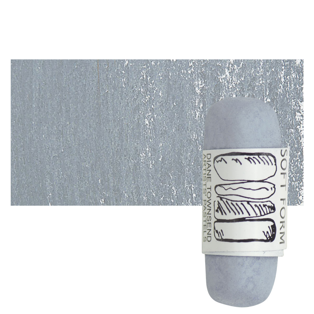 Townsend Artists' Soft Form Pastel - Green Blue (Light) pastel and swatch