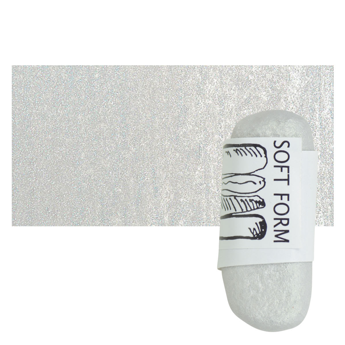 Townsend Artists' Soft Form Pastel - Iridescent Green 503 pastel and swatch