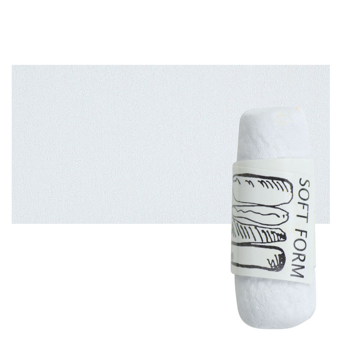 Townsend Artists' Soft Form Pastel - Light Blue (Light) pastel and swatch