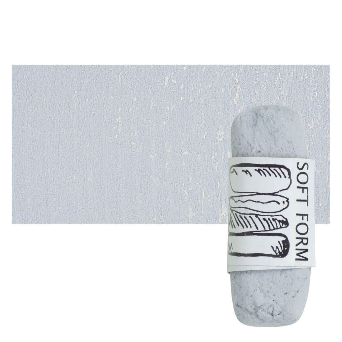Townsend Artists' Soft Form Pastel - Light Cerulean Blue (Dark) pastel and swatch