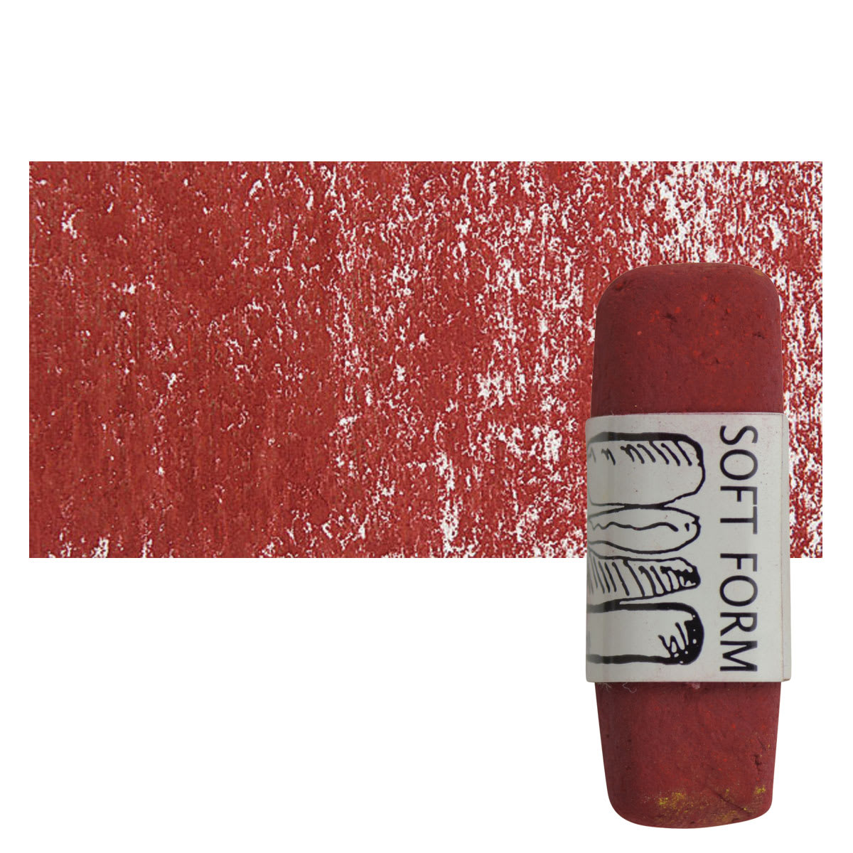 Townsend Artists' Soft Form Pastel - Magenta Red Dark pastel and swatch