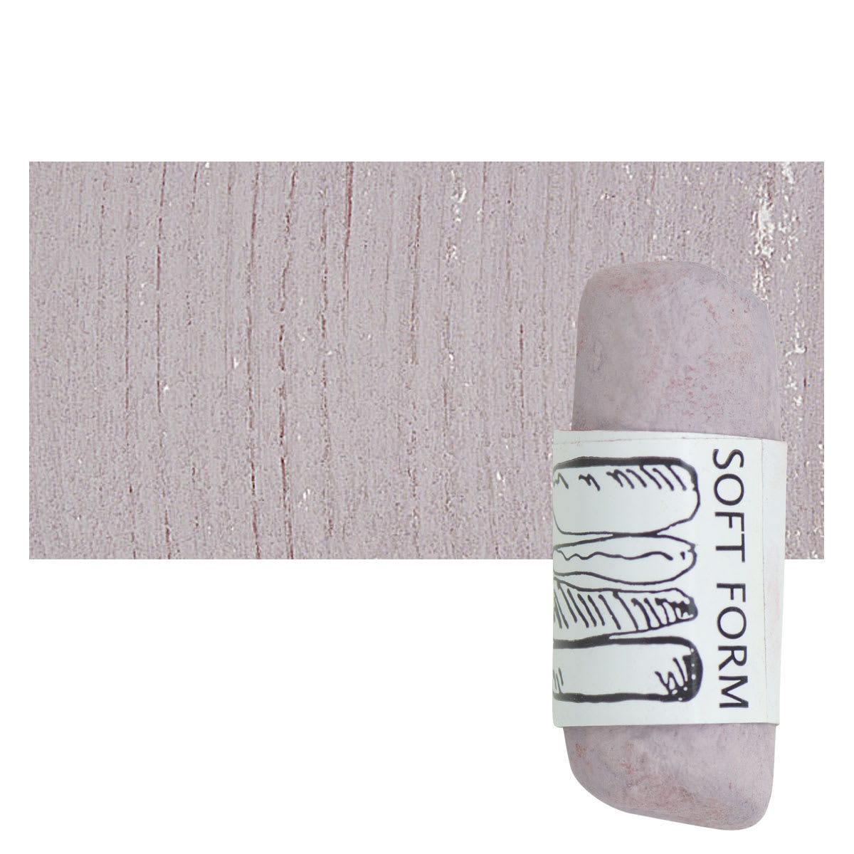 Townsend Artists' Soft Form Pastel - Pale Mars Violet (Dark) pastel and swatch