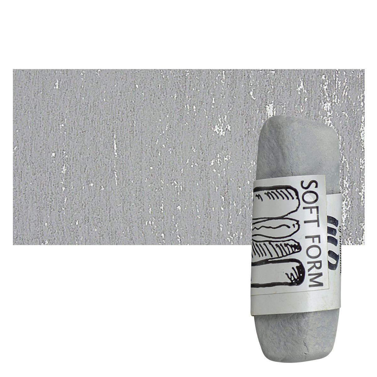 Townsend Artists' Soft Form Pastel - Pale Raw Umber (Dark) pastel and swatch