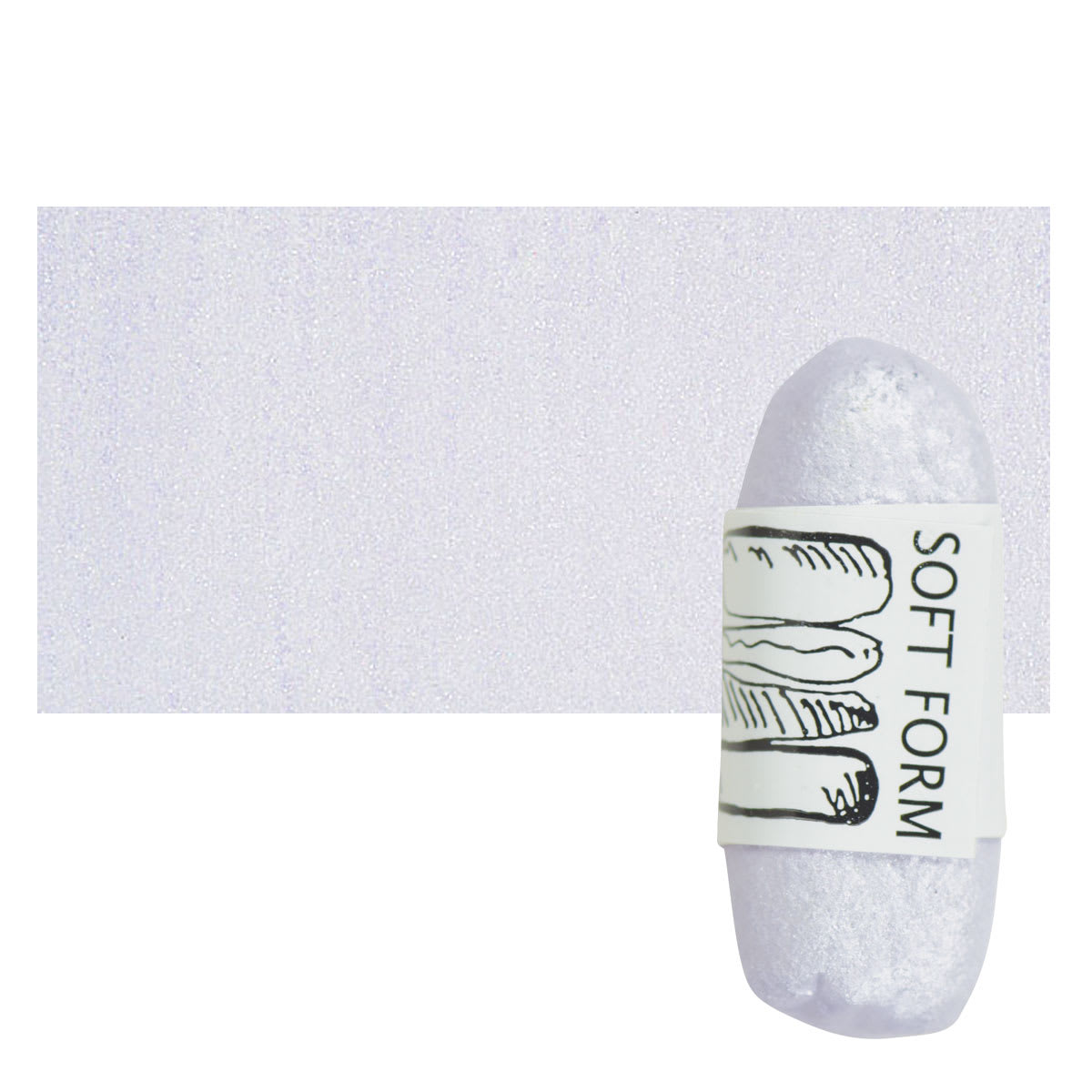 Townsend Artists' Soft Form Pastel - Pearl Violet 709 pastel and swatch