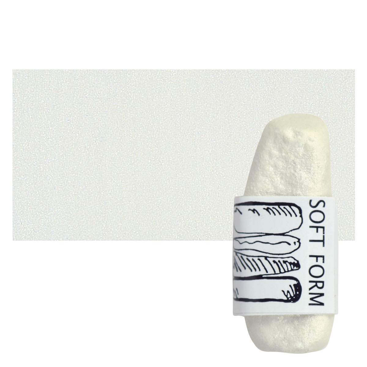 Townsend Artists' Soft Form Pastel - Peal Yellow 704 pastel and swatch