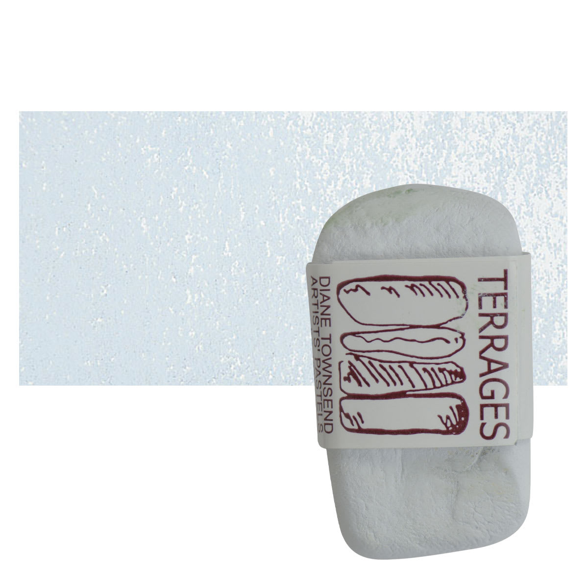 Townsend Terrages Pastel - Dark Blue Green pastel and swatch