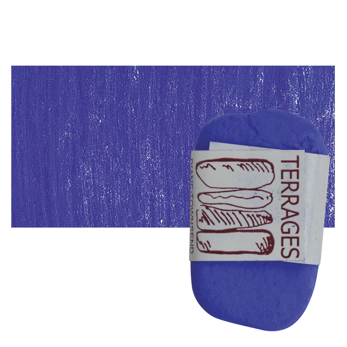 Townsend Terrages Pastel - Dioxazine Purple 188 pastel and swatch