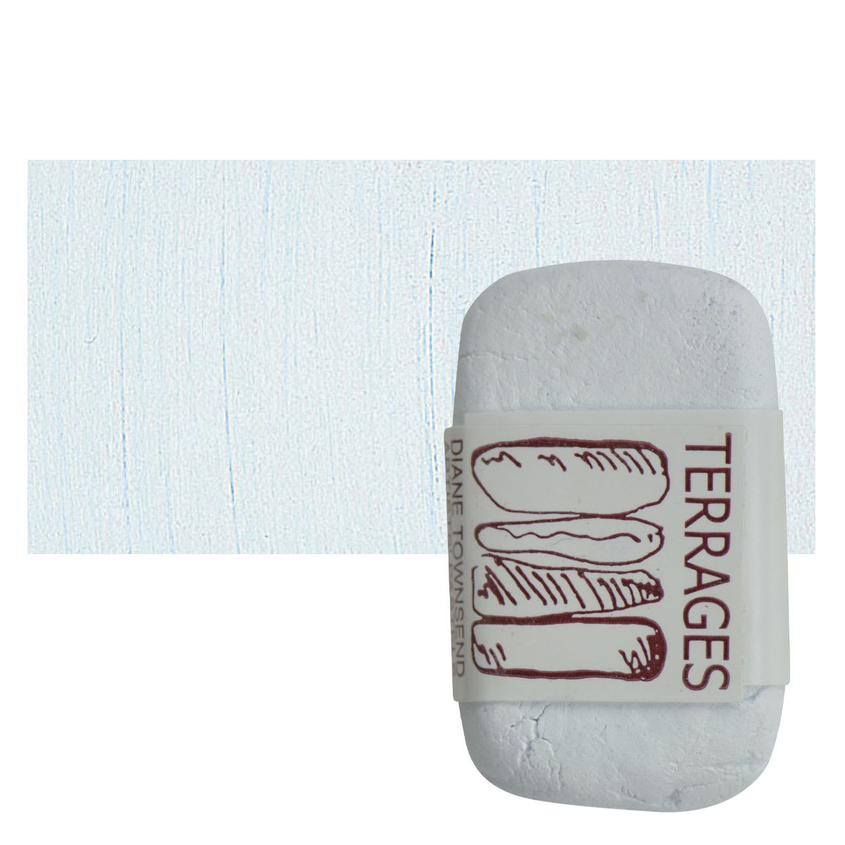 Townsend Terrages Pastel - Phthalo Blue 9 pastel and swatch
