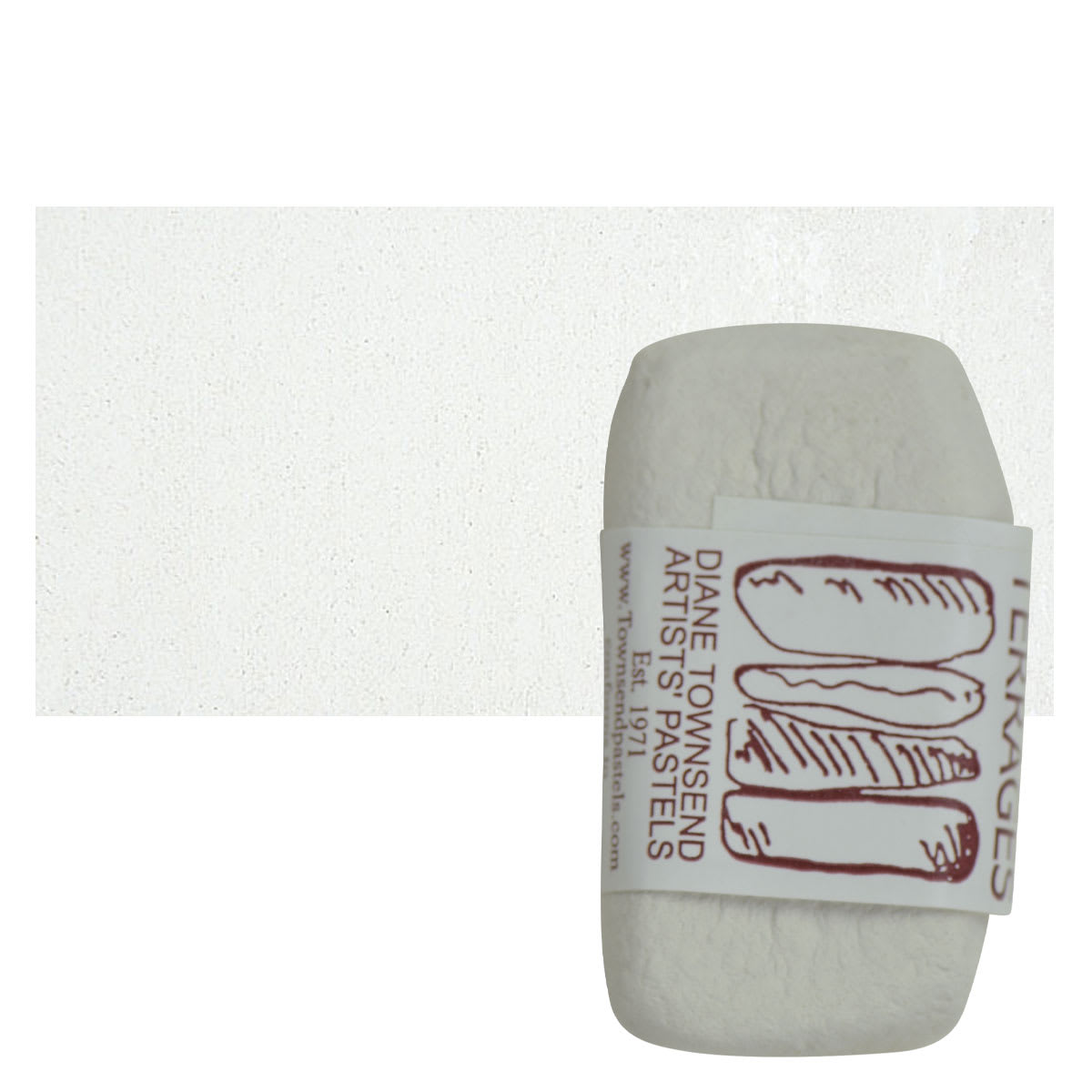 Townsend Terrages Pastel - Raw Umber 118 pastel and swatch