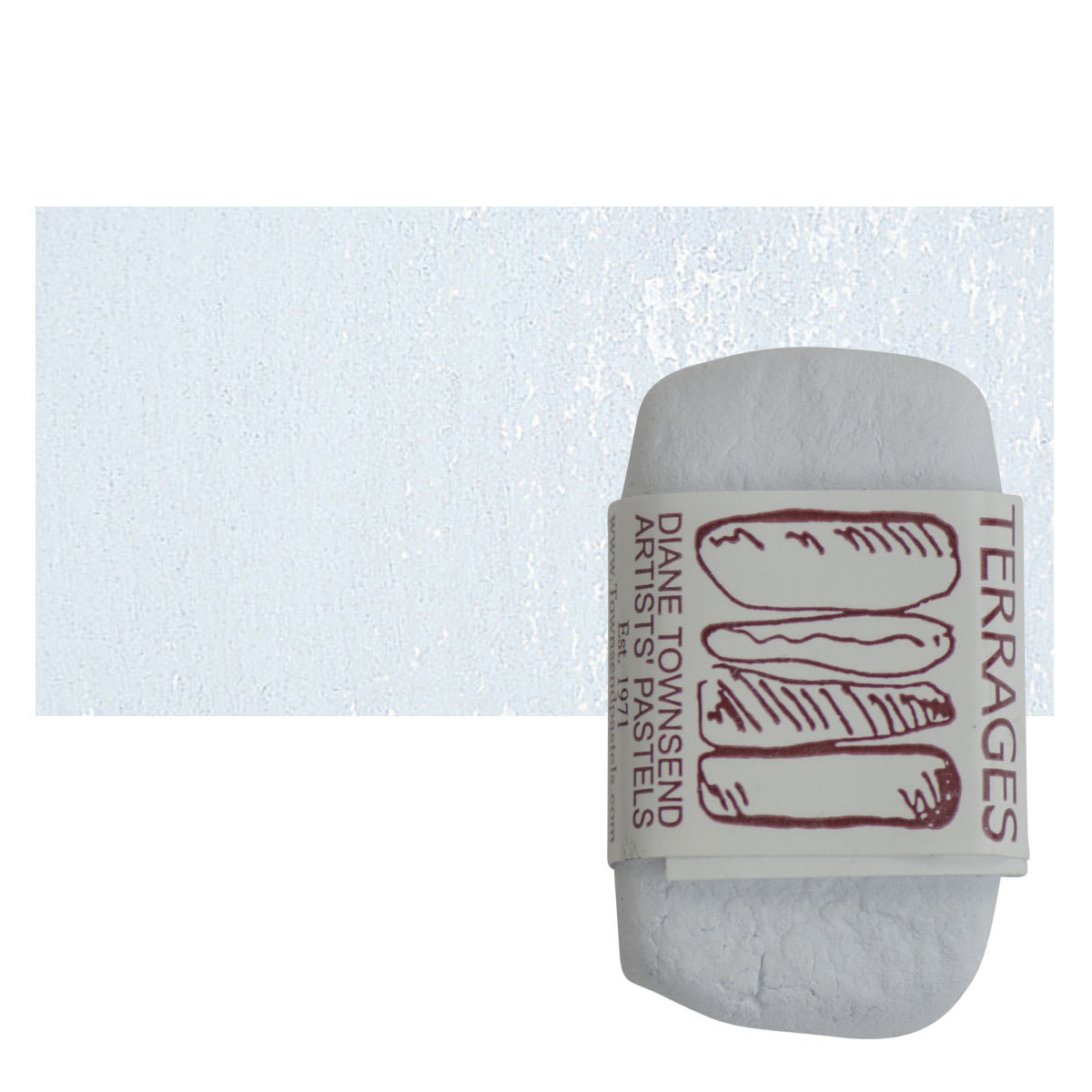Townsend Terranges Pastel - Ultra Blue Black pastel and swatch