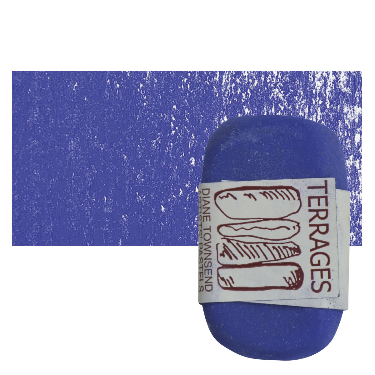 Townsend Terrages Pastel - Ultra Mars Violet pastel and swatch