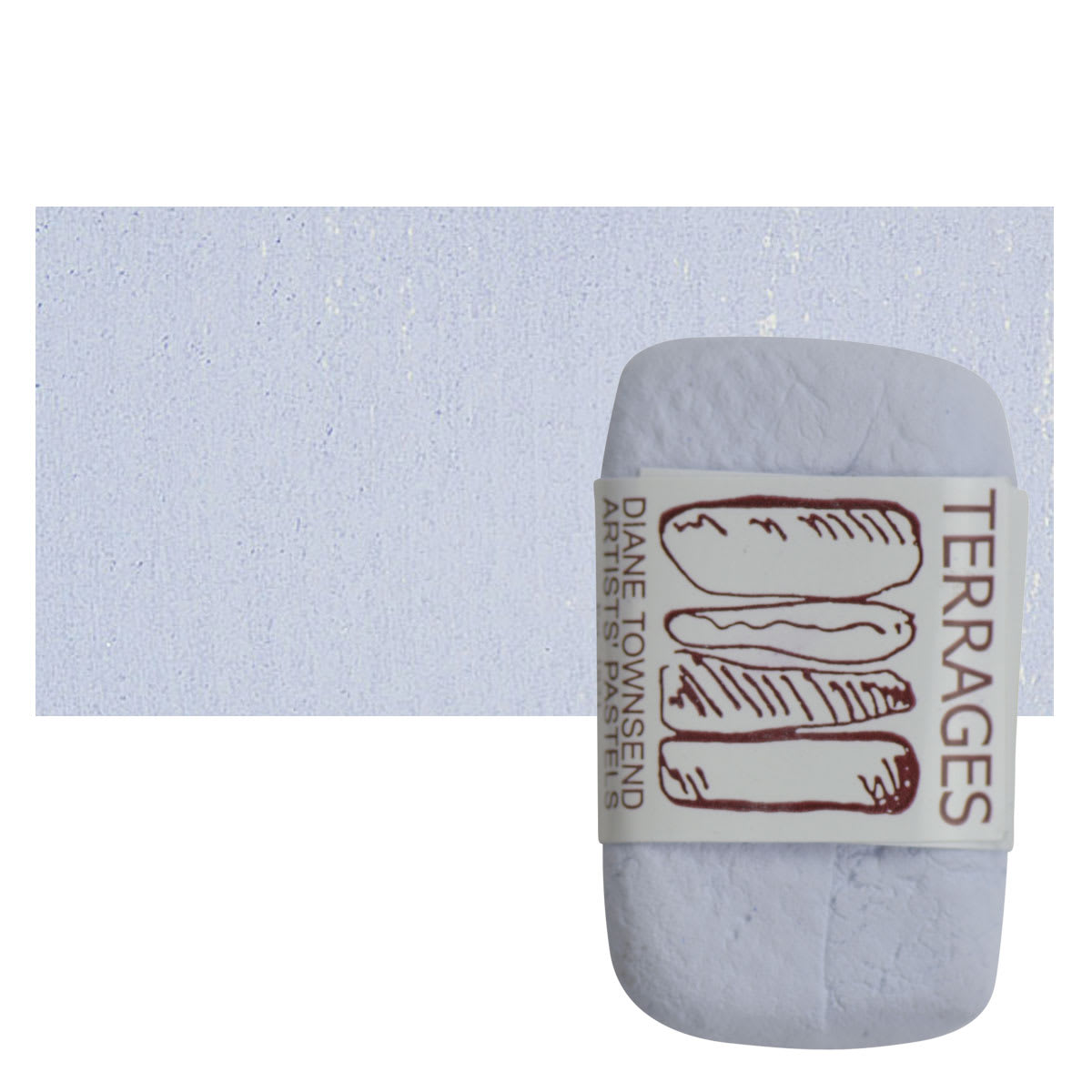 Townsend Terrages Pastel - Ultra Mars Violet pastel and swatch