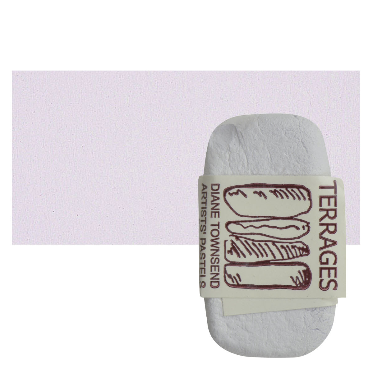 Townsend Terrages Pastel - Ultramarine Violet 27 pastel and swatch