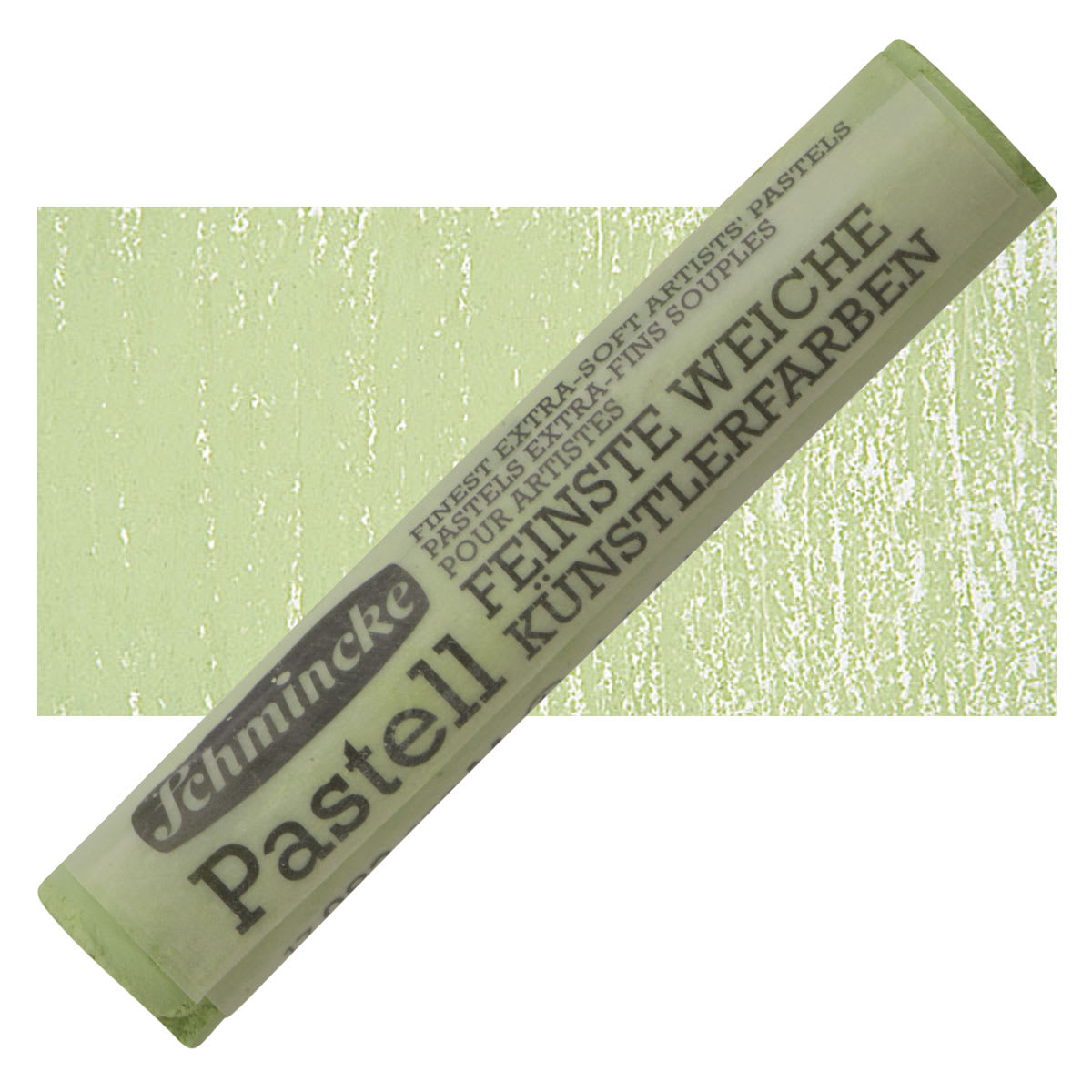 Schmincke Soft Pastel - Bohemian Green M pastel and swatch