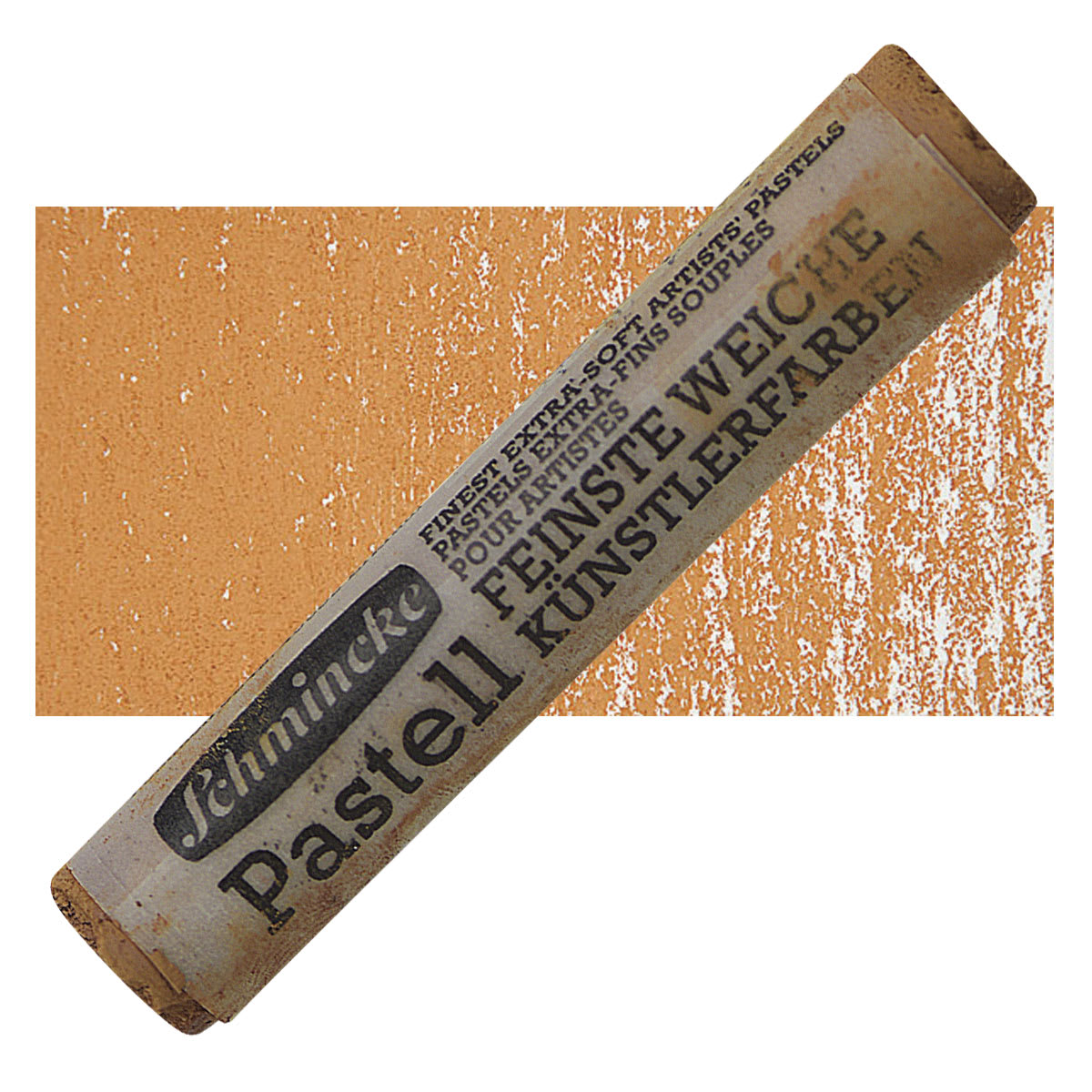 Schmincke Soft Pastel - Burnt Green Earth H pastel and swatch