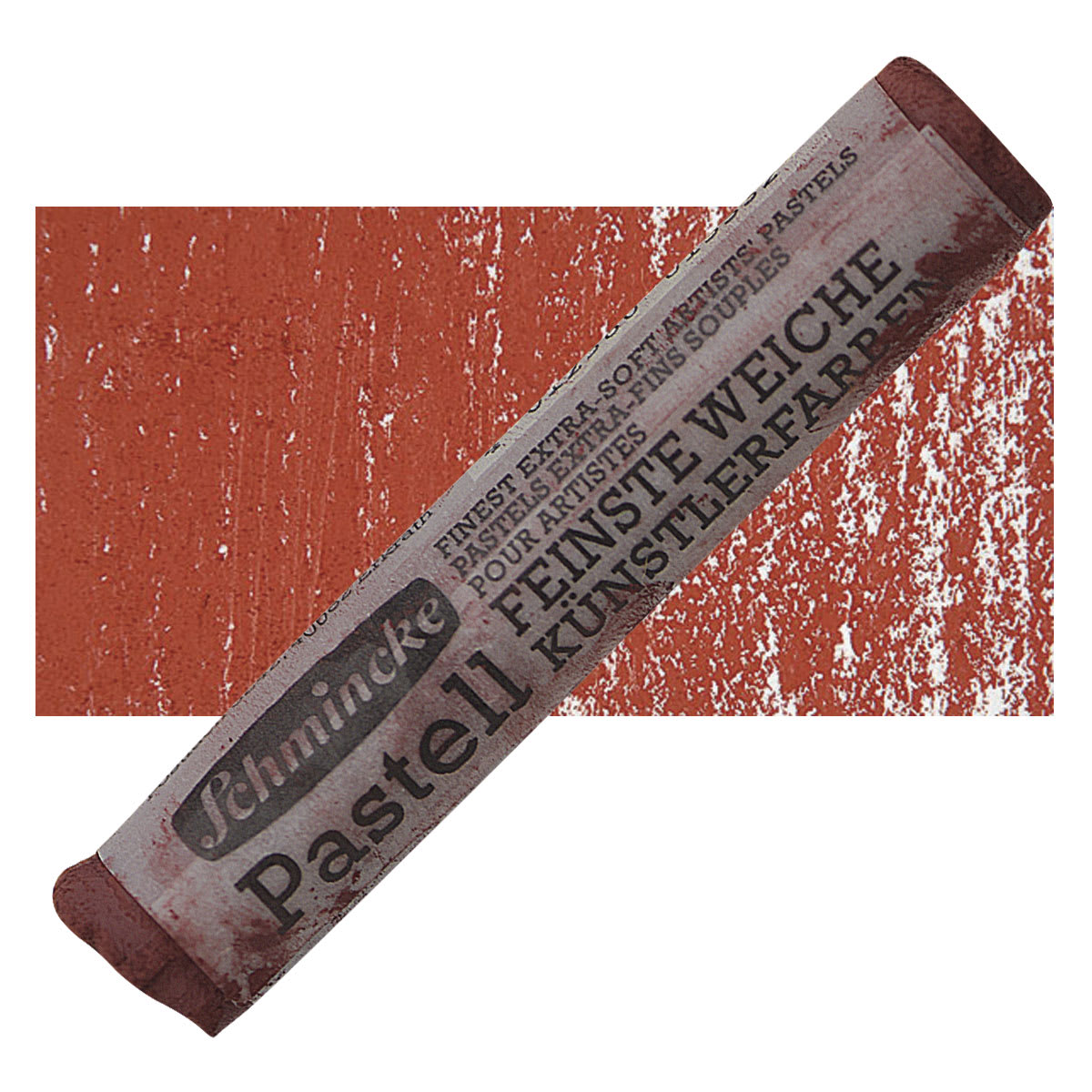 Schmincke Soft Pastel - Caput Mortuum Pale D pastel and swatch