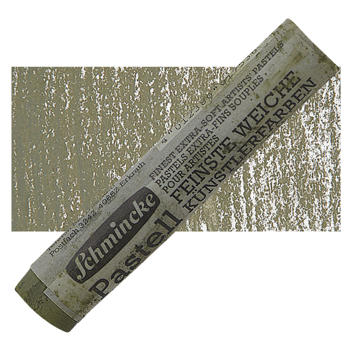 Schmincke Soft Pastel - Greenish Gray 1 D pastel and swatch