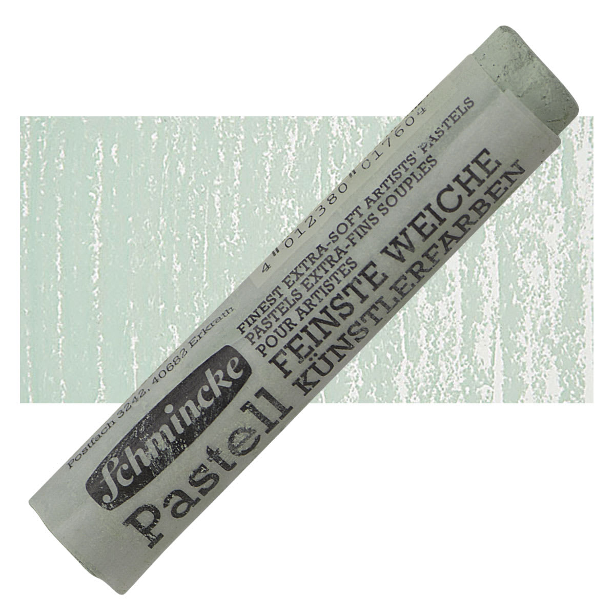Schmincke Soft Pastel - Greenish Gray 2 M pastel and swatch