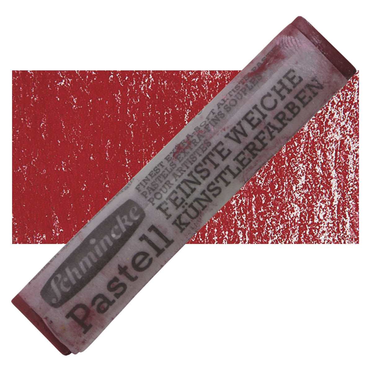 Schmincke Soft Pastel - Madder Lake B pastel and swatch