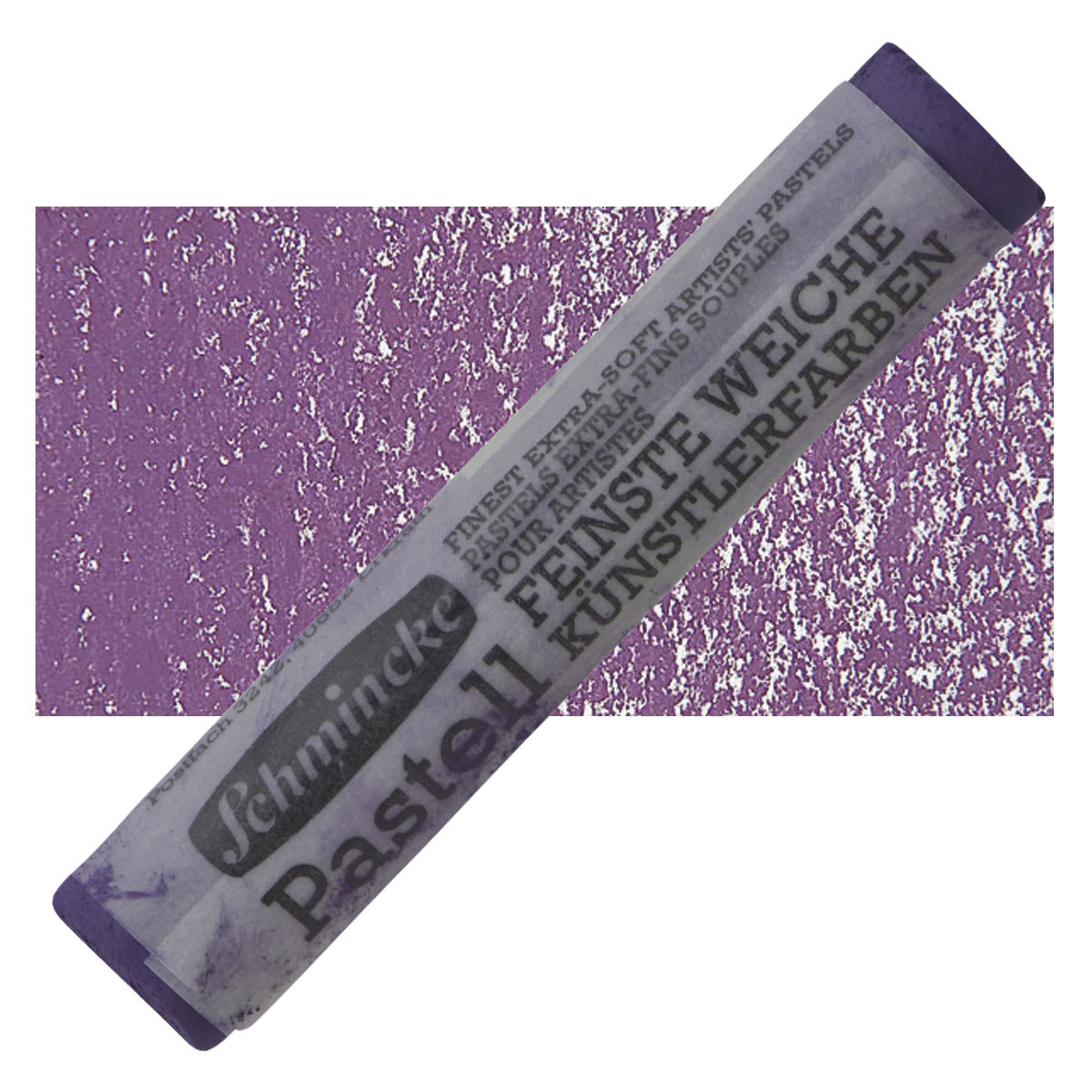 Schmincke Soft Pastel - Manganese Violet B pastel and swatch