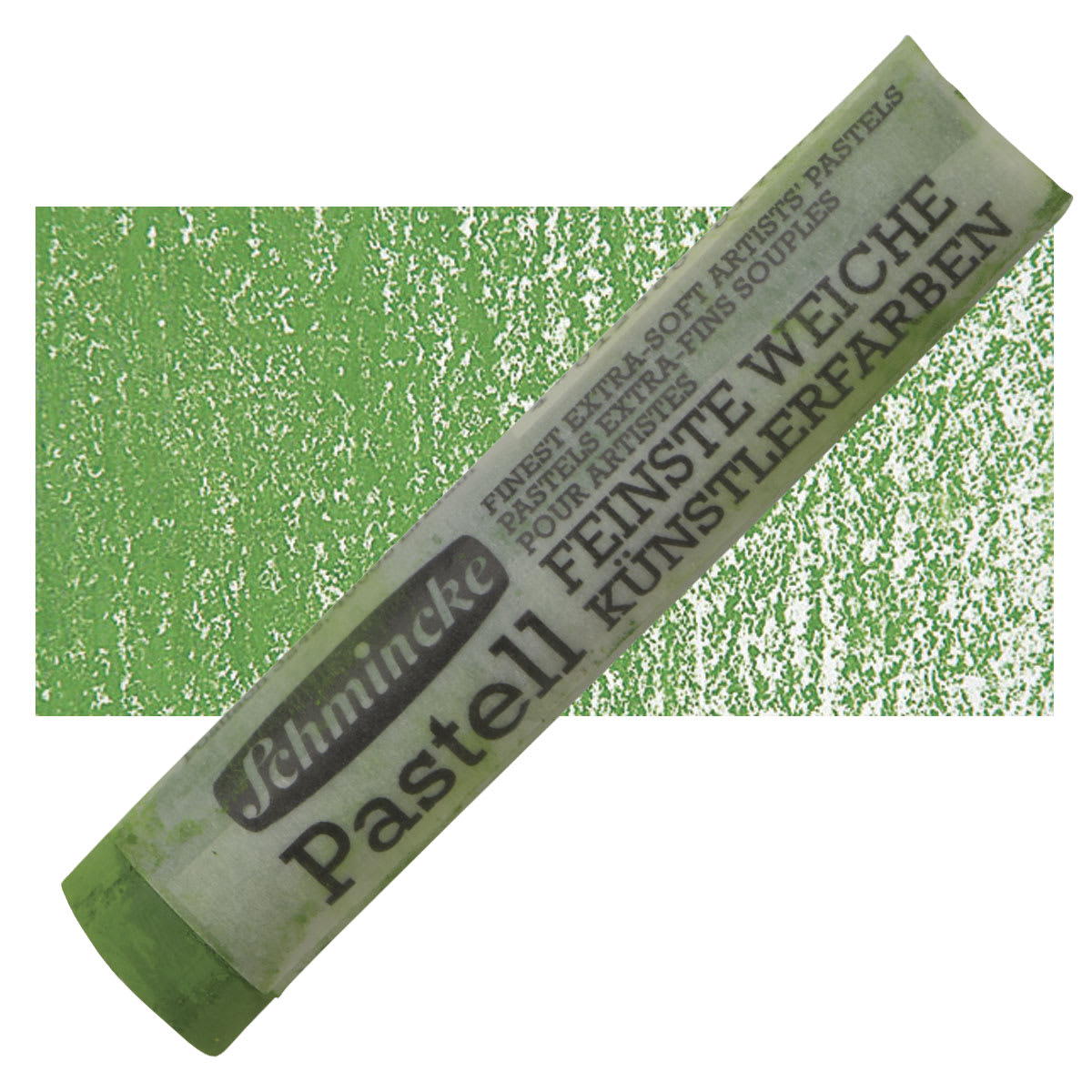 Schmincke Soft Pastel - May Green B pastel and swatch