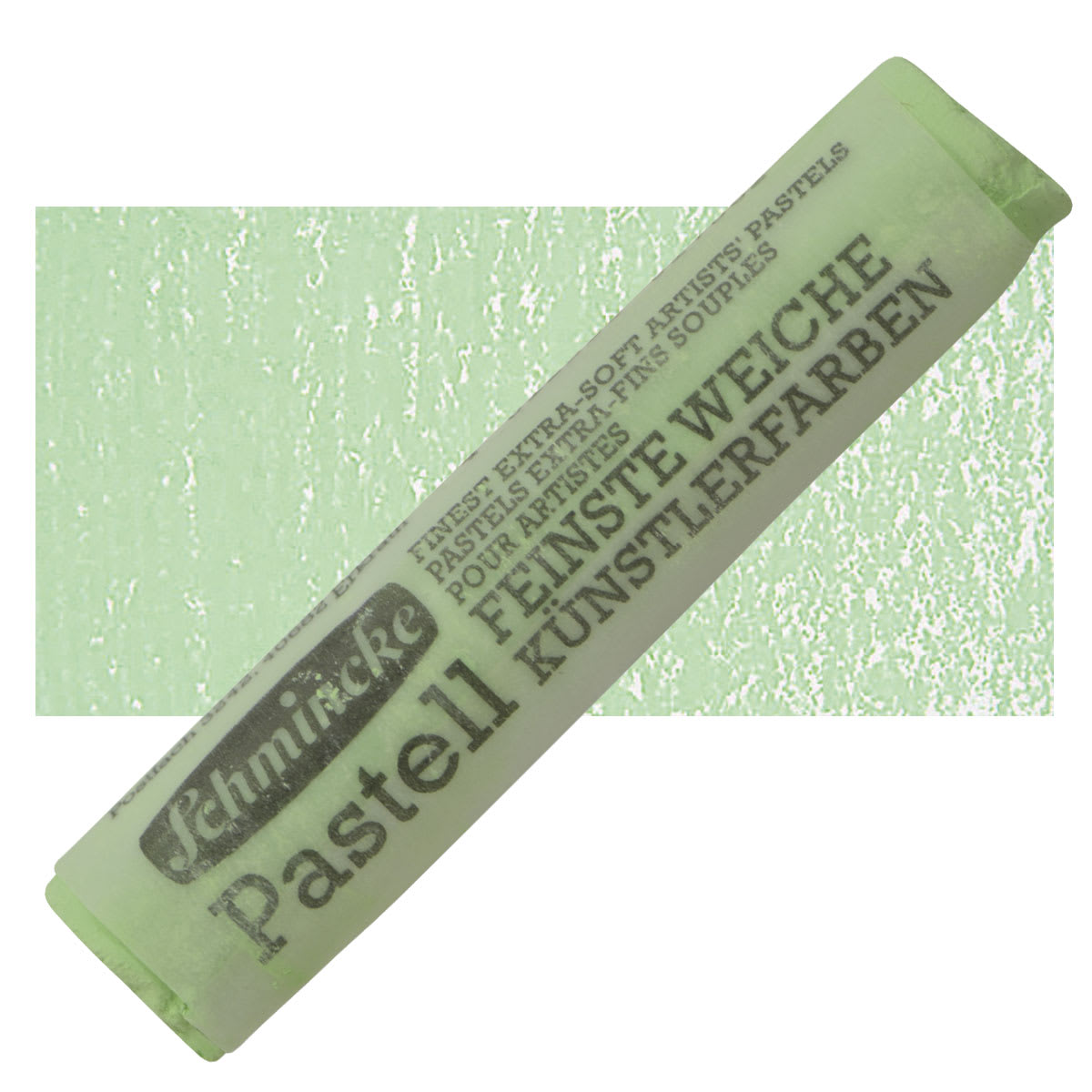 Schmincke Soft Pastel - Mossy Green 2 O pastel and swatch