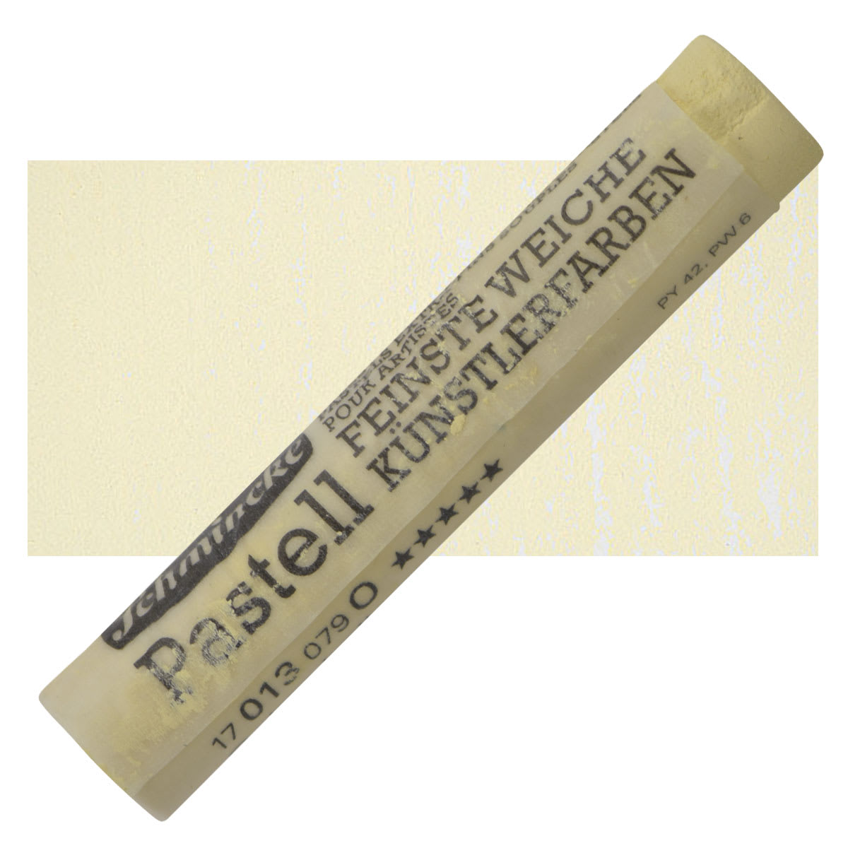 Schmincke Soft Pastel - Ochre Light O pastel and swatch