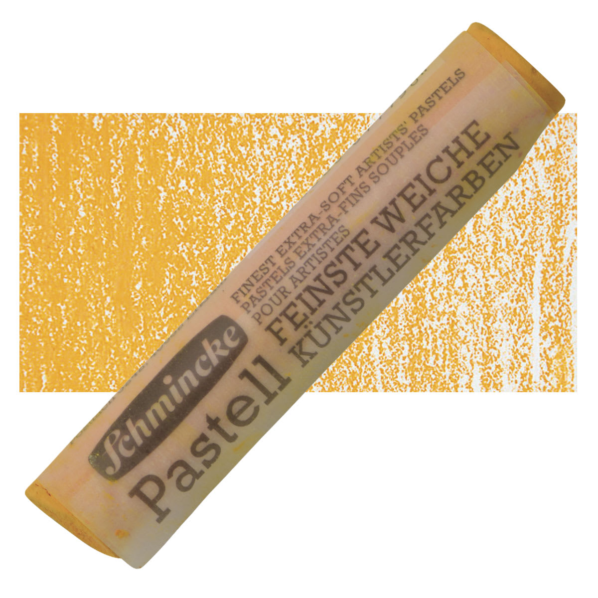 Schmincke Soft Pastel - Orange Light H pastel and swatch