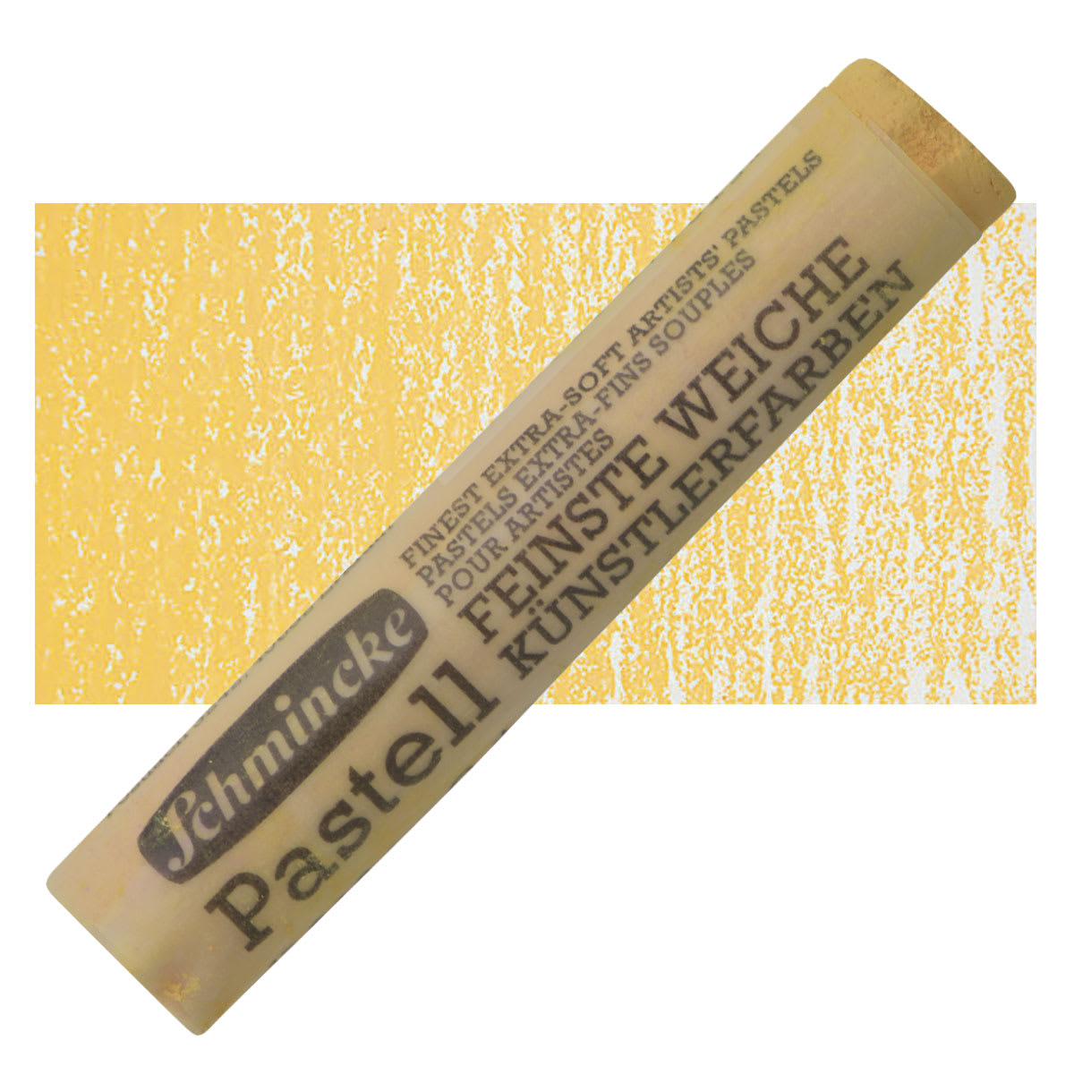 Schmincke Soft Pastel - Orange Light O pastel and swatch