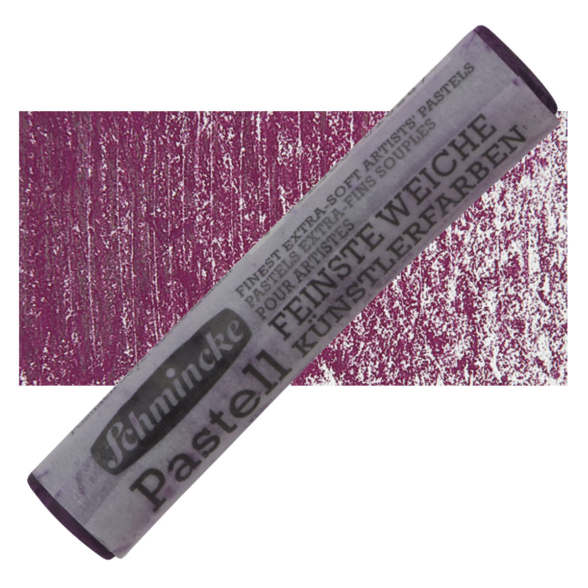 Schmincke Soft Pastel - Purple 1 D pastel and swatch