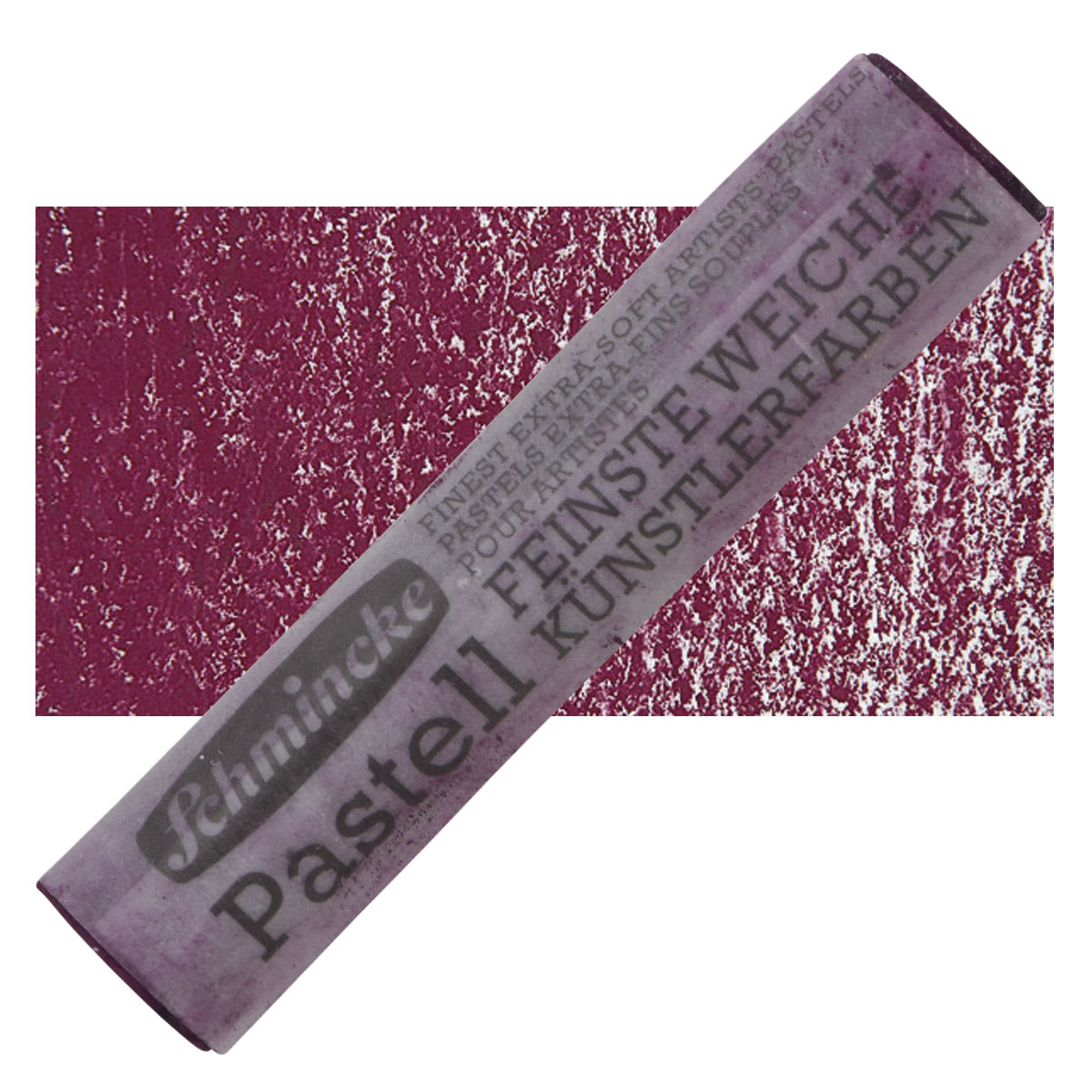 Schmincke Soft Pastel - Quinacridone Violet B pastel and swatch