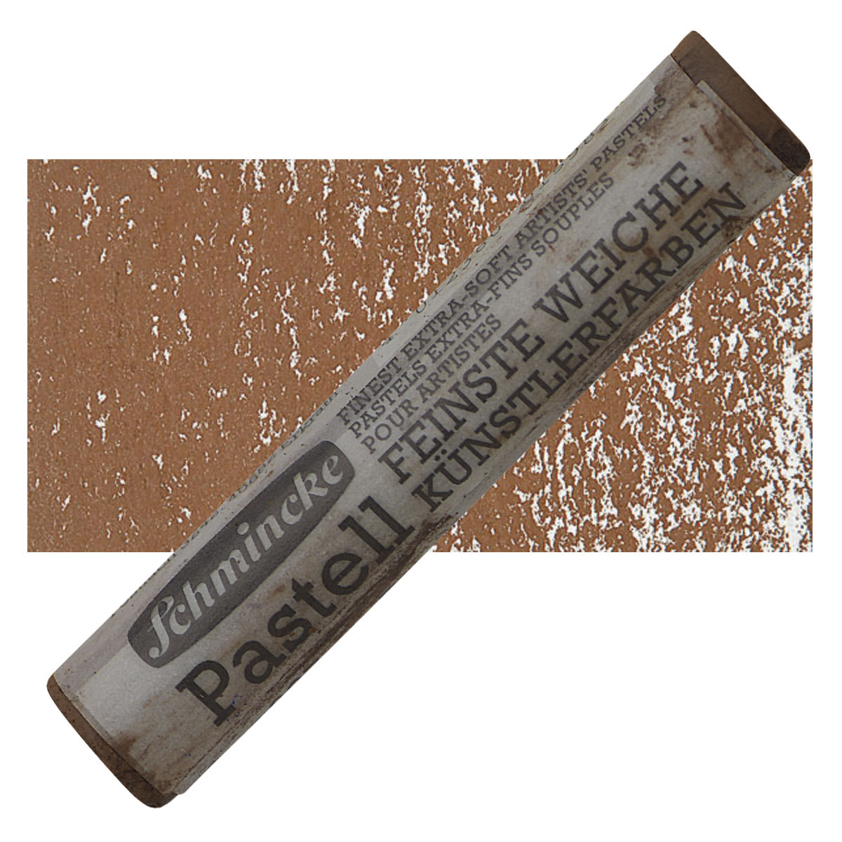 Schmincke Soft Pastel - Sepia Brown D pastel and swatch