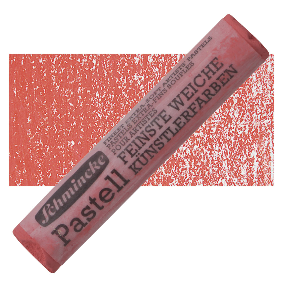 Schmincke Soft Pastel - Vermilion M pastel and swatch