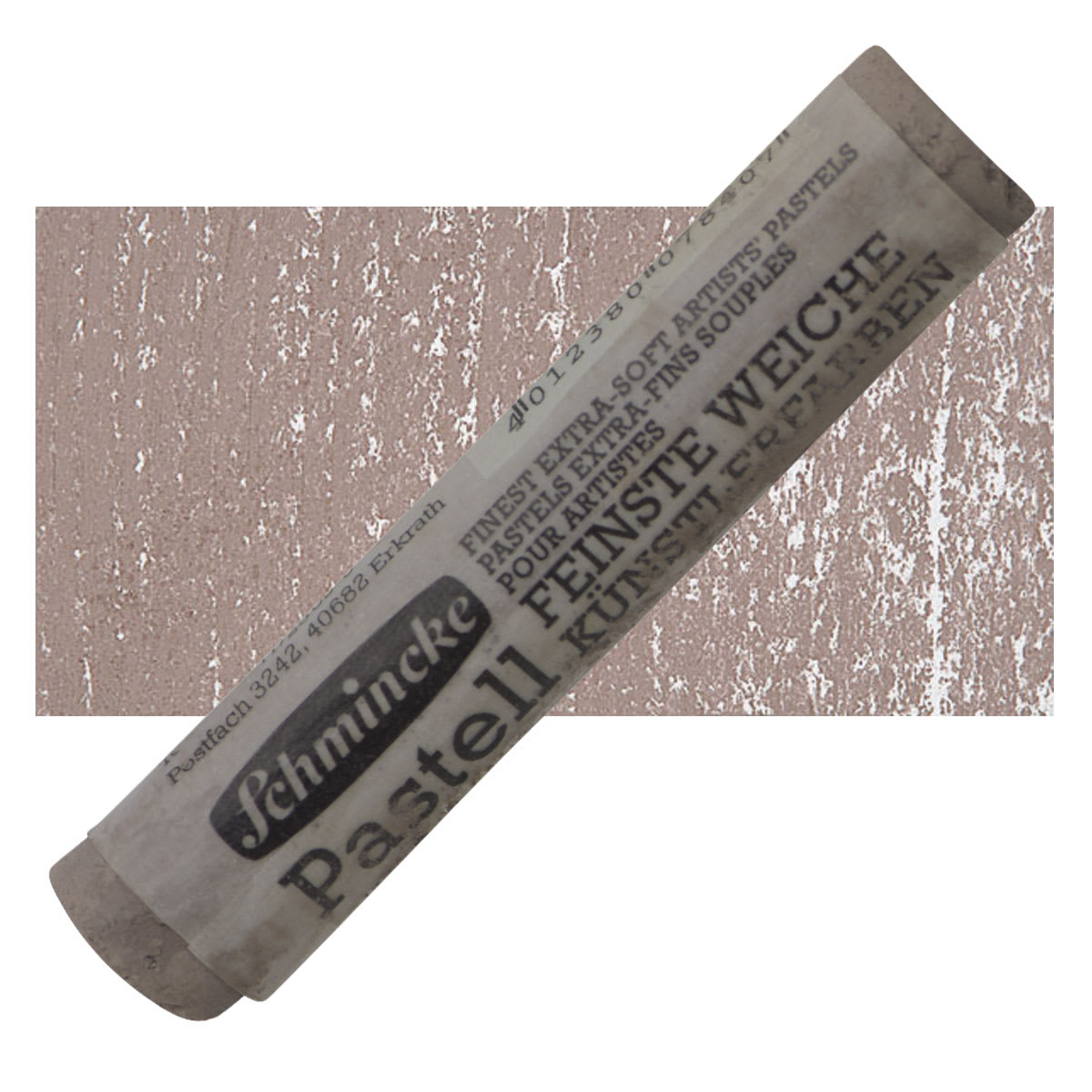 Schmincke Soft Pastel - Walnut Brown M pastel and swatch