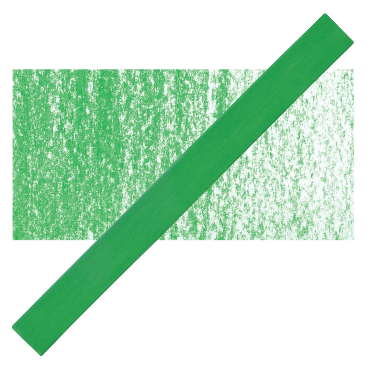 Cretacolor Pastel Carre Hard Pastel - Moss Green Dark pastel and swatch