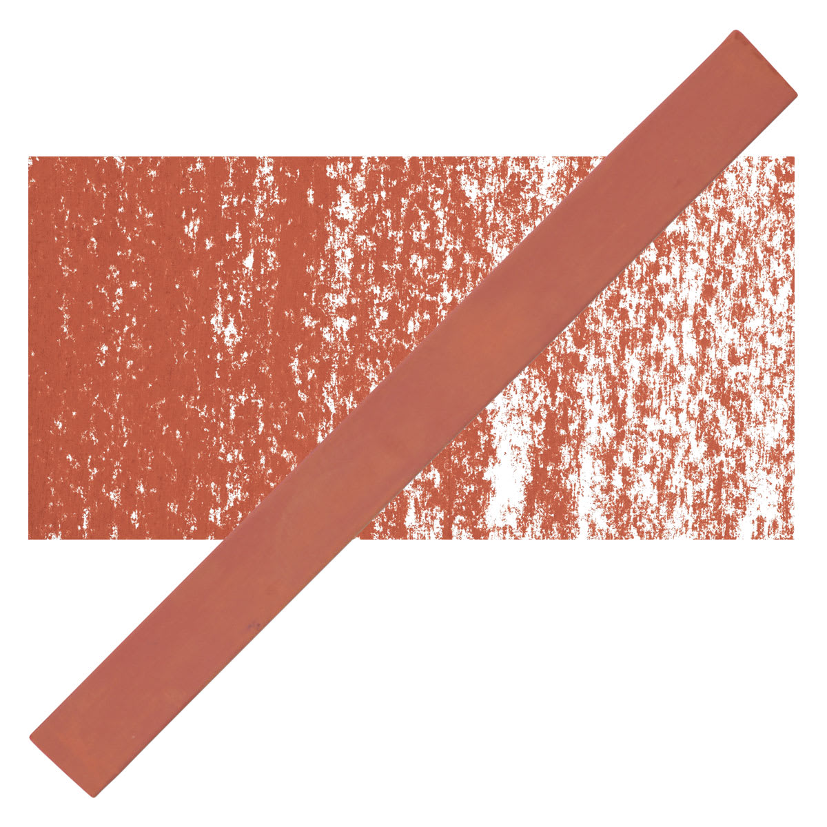 Cretacolor Pastel Carre Hard Pastel - Sanguine Light pastel and swatch