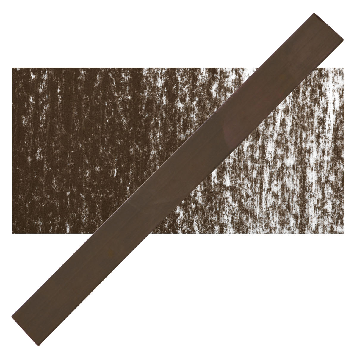 Cretacolor Pastel Carre Hard Pastel - Sepia Light pastel and swatch